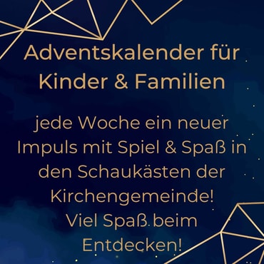 Adventskalender für Kinder & Familien