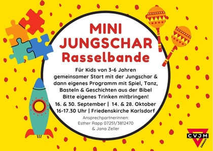Start Mini Jungschar Sept 21