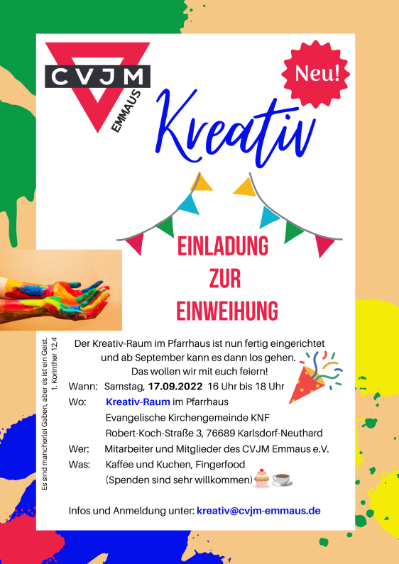 Kreativ-Raum Einweihung